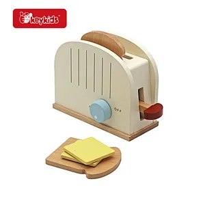 Play Kitchen Set Wooden Toaster Play Set with Cheese W10D634