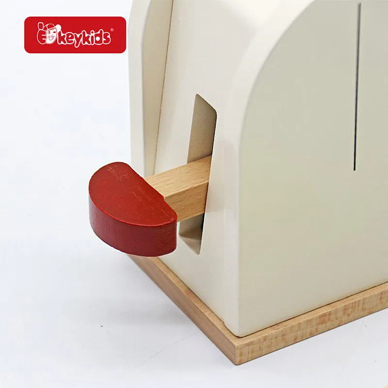 Play Kitchen Set Wooden Toaster Play Set with Cheese W10D634