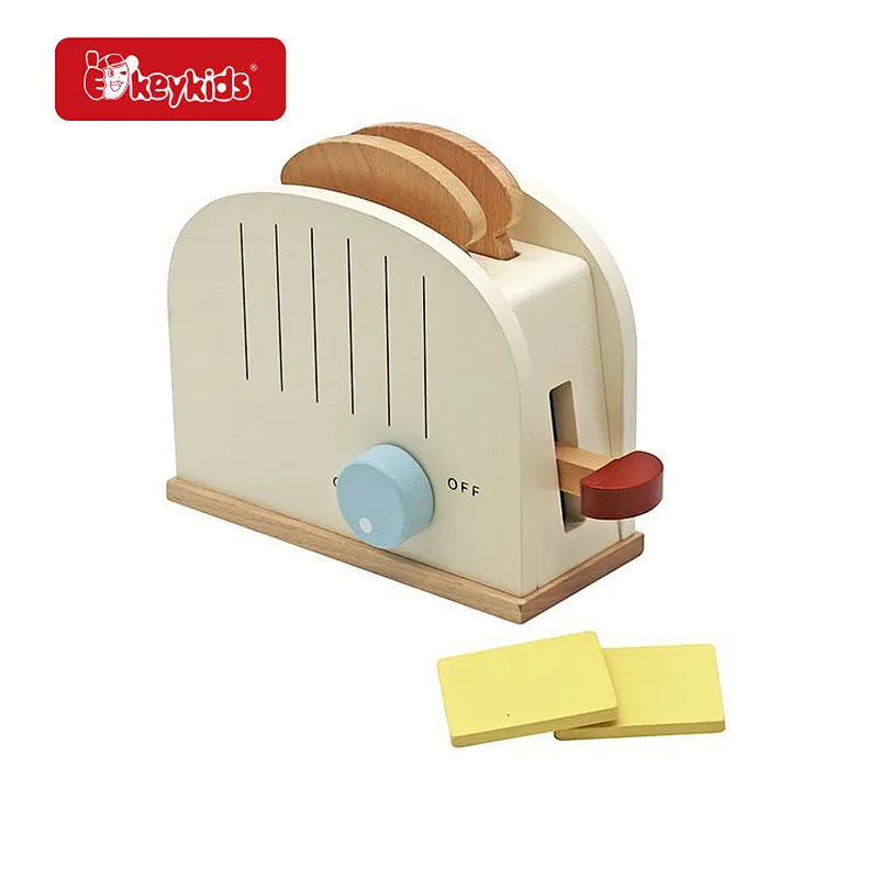 Play Kitchen Set Wooden Toaster Play Set with Cheese W10D634